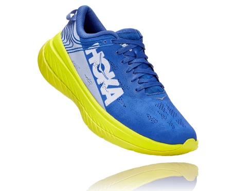 Blue Women's HOKA Carbon X Road Running Shoes | US-CLAIQD